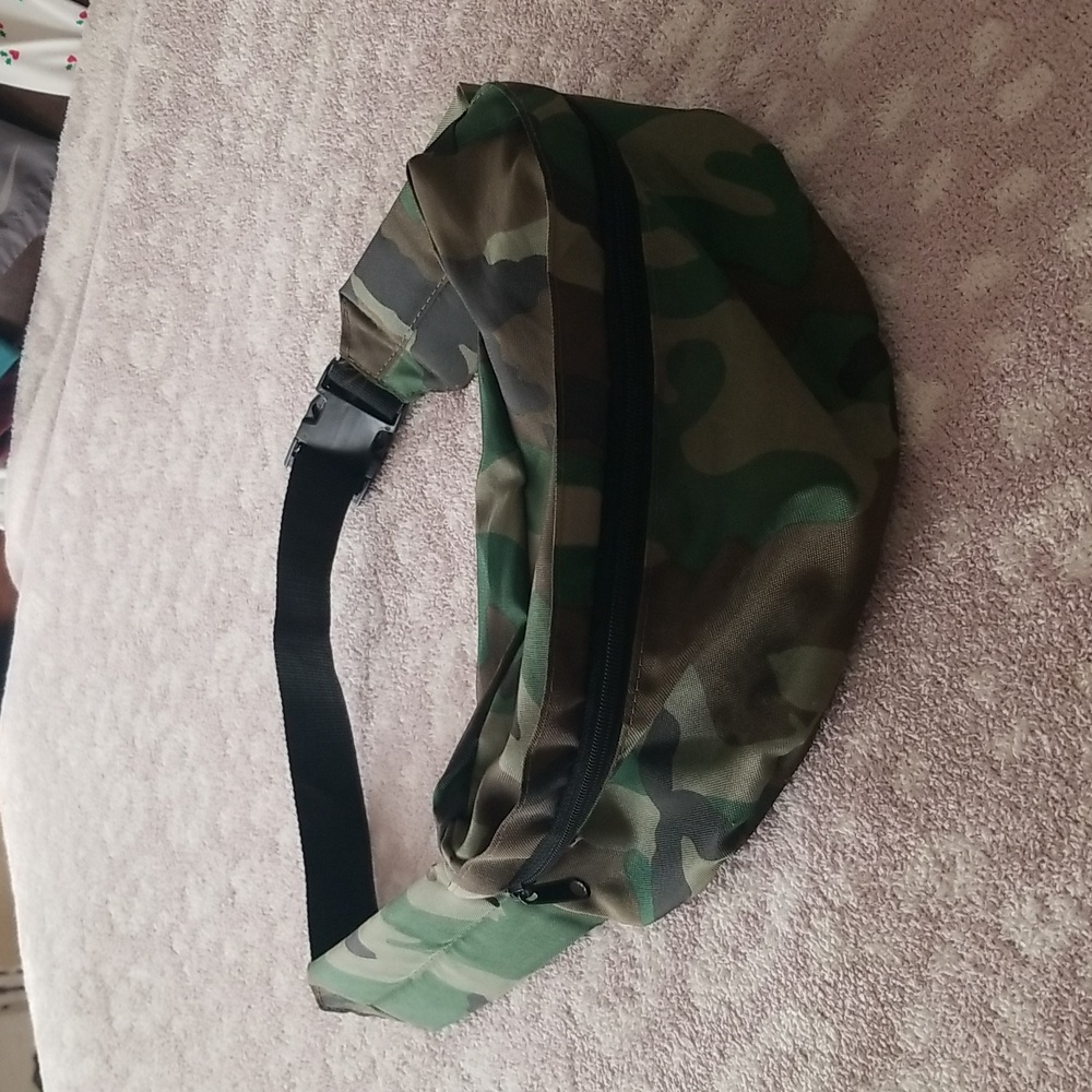 Army Camo belt bag fanny pack or crossbody sling